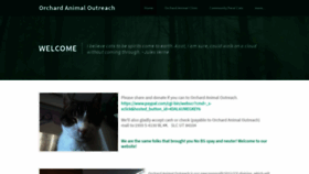 What Orchardanimaloutreach.org website looked like in 2020 (4 years ago)