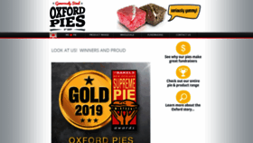 What Oxfordpies.co.nz website looked like in 2020 (4 years ago)