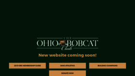 What Ohiobobcatclub.com website looked like in 2020 (4 years ago)