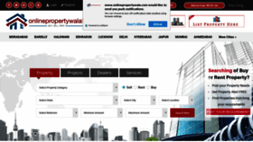 What Onlinepropertywala.com website looked like in 2020 (4 years ago)