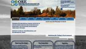 What Oakridgeenvironmental.com website looked like in 2020 (4 years ago)