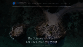What Oceandecade.org website looked like in 2020 (4 years ago)