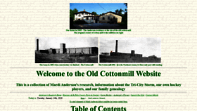 What Oldcottonmill.com website looked like in 2020 (6 years ago)