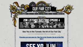 What Ourfaircity.com website looked like in 2020 (4 years ago)
