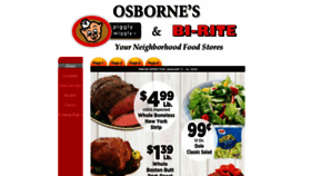 What Osbornefoods.com website looked like in 2020 (4 years ago)