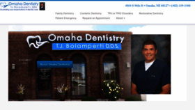 What Omahadentistry.com website looked like in 2020 (4 years ago)
