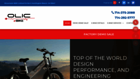 What Olicbike.com website looked like in 2020 (4 years ago)