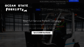 What Oceanstateforklifts.com website looked like in 2020 (4 years ago)