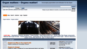 What Organmatters.com website looked like in 2020 (4 years ago)