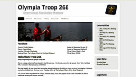What Olympiatroop266.org website looked like in 2020 (4 years ago)