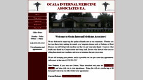 What Ocalainternalmed.com website looked like in 2020 (4 years ago)