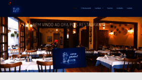 What Orapoisrestaurante.com.br website looked like in 2020 (4 years ago)