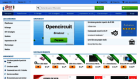 What Opencircuit.fr website looked like in 2020 (4 years ago)