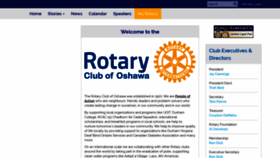 What Oshawarotary.ca website looked like in 2020 (4 years ago)