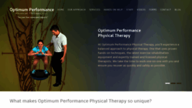 What Optimumperformancept.com website looked like in 2020 (4 years ago)