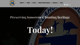What Ok-wildlife.com website looked like in 2020 (4 years ago)