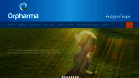 What Orpharma.com website looked like in 2020 (4 years ago)