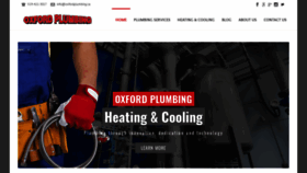 What Oxfordplumbing.ca website looked like in 2020 (4 years ago)