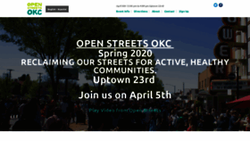 What Openstreetsokc.com website looked like in 2020 (4 years ago)
