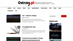 What Ostrzej.pl website looked like in 2020 (4 years ago)