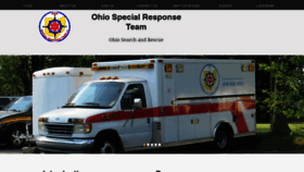 What Ohiospecialresponseteam.org website looked like in 2020 (4 years ago)
