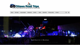 What Ottawaroadtrips.com website looked like in 2020 (4 years ago)