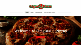 What Original2pizzas.ca website looked like in 2020 (4 years ago)