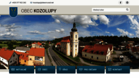 What Obec-kozolupy.cz website looked like in 2020 (4 years ago)