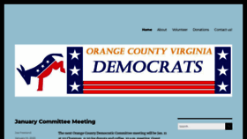 What Orangecountydems.org website looked like in 2020 (4 years ago)