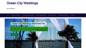 What Oceancity.wedding website looked like in 2020 (4 years ago)