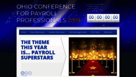 What Ohiopayrollconference.org website looked like in 2020 (4 years ago)