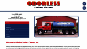 What Odorlesscleaners.com website looked like in 2020 (4 years ago)