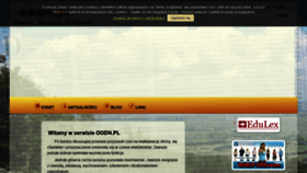 What Oodn.pl website looked like in 2020 (4 years ago)