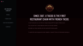 What O-tacos.com website looked like in 2020 (4 years ago)