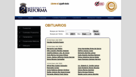 What Obituario.net website looked like in 2020 (4 years ago)