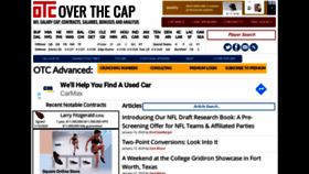 What Overthecap.com website looked like in 2020 (4 years ago)