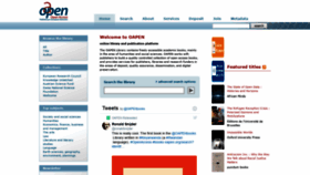 What Oapen.org website looked like in 2020 (4 years ago)