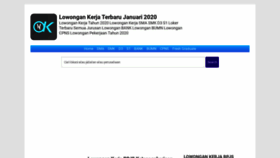 What Openkerja.id website looked like in 2020 (4 years ago)