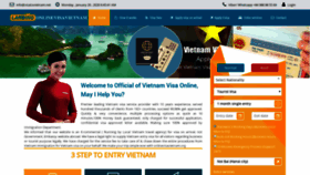 What Onlinevisavietnam.org website looked like in 2020 (4 years ago)