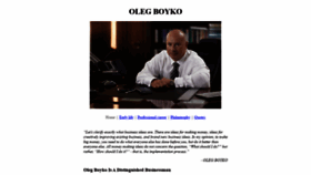 What Oleg-boyko.com website looked like in 2020 (4 years ago)