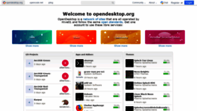 What Opendesktop.org website looked like in 2020 (4 years ago)