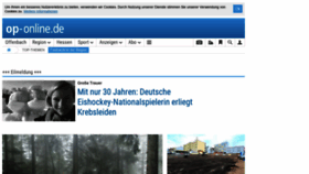 What Op-online.de website looked like in 2020 (4 years ago)