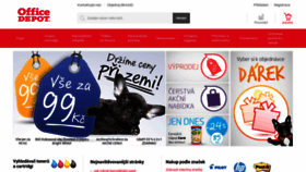 What Officedepot.cz website looked like in 2020 (4 years ago)