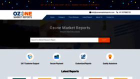 What Ozonemarketreports.com website looked like in 2020 (4 years ago)
