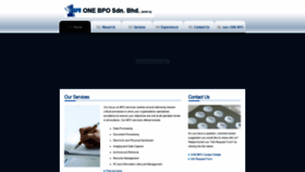 What Onebpo.com.my website looked like in 2020 (5 years ago)