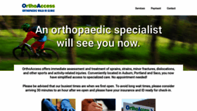 What Ortho-access.com website looked like in 2020 (4 years ago)