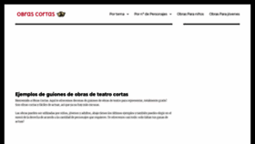 What Obrascortas.com website looked like in 2020 (4 years ago)