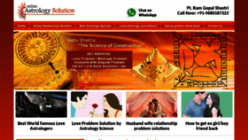What Onlineastrologysolution.com website looked like in 2020 (4 years ago)