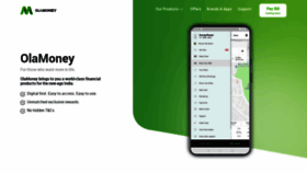 What Olamoney.com website looked like in 2020 (4 years ago)