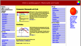 What Olleh.se website looked like in 2020 (4 years ago)